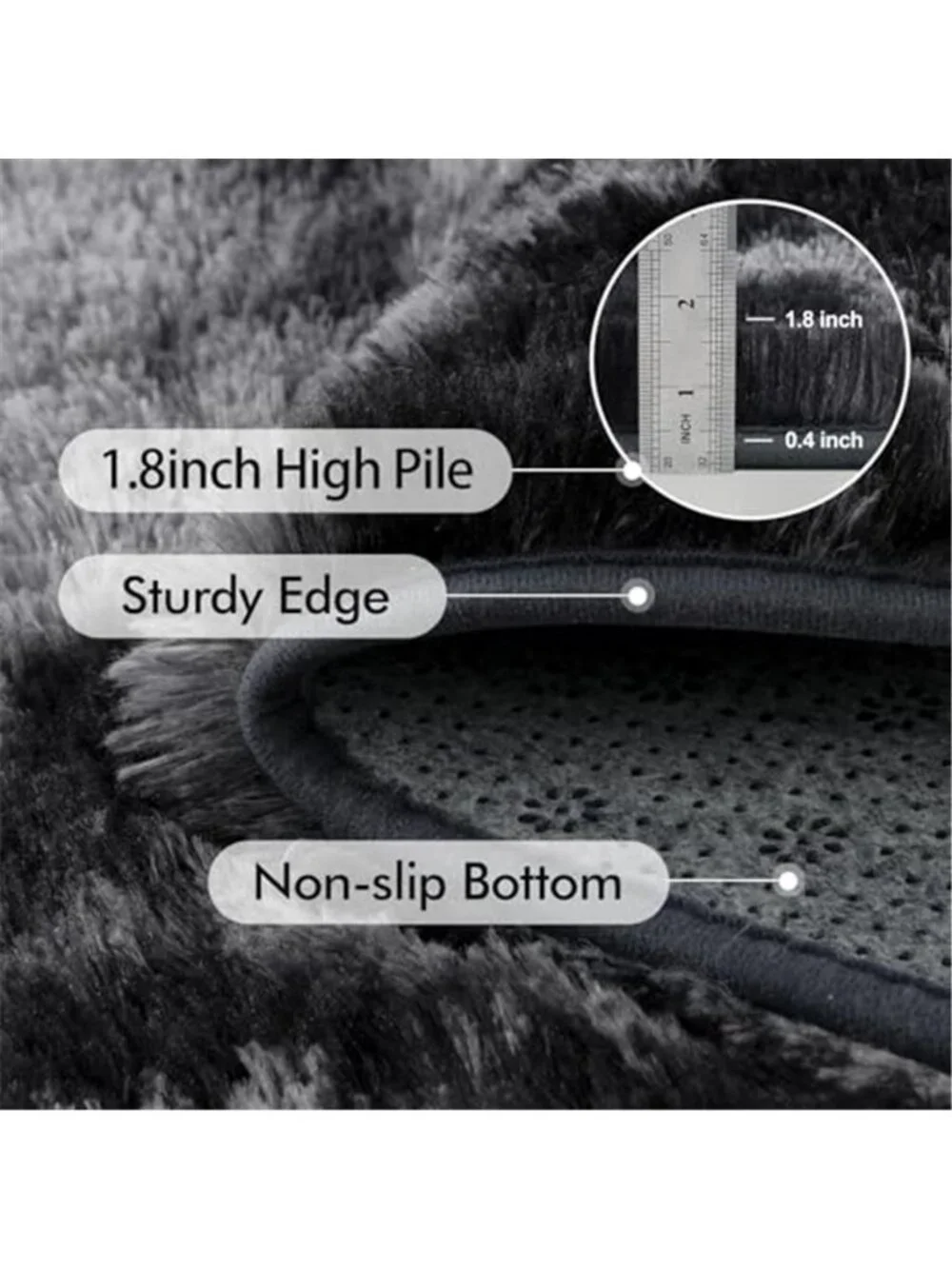 6x9 Ft Large Shag Rugs for Living Room Decor, Ultra Soft Fluffy Furry